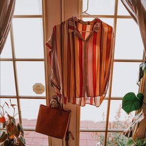 Madewell striped shirt XL